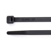 HFC120-BLK-C - 120 x 4.8mm Black Cable Ties - Pack of 100