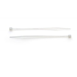 100mm x 2.5mm Natural Cable Tie, Pack of 100