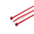 140mm x 3.6mm Red Cable Tie, Pack of 100