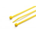 140mm x 3.6mm Yellow Cable Tie, Pack of 100