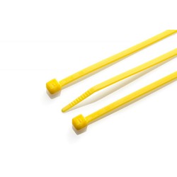 140mm x 3.6mm Yellow Cable Tie, Pack of 100