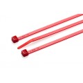 200mm x 4.8mm Red Cable Tie, Pack of 100