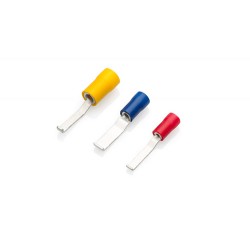 Yellow Hooked Blade Terminal 3.0mm Blade, Pack of 100