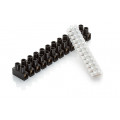 3A Natural Terminal Block,  Strip of 12 connectors