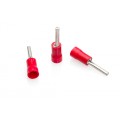 Red Pin Terminal 10mm Pin, Pack of  100