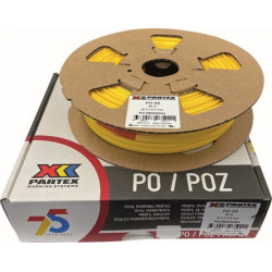 PO-08 ProMark Oval Wire Marker Profile, 30m Reel, Yellow