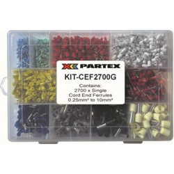 KIT-CEF2700-G - Single Ferrule Kit (German), from 0.25mm² to 10mm², 3 or More Kits