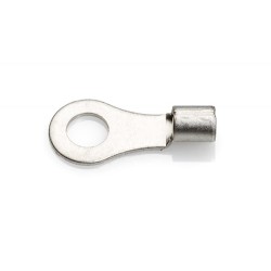 Uninsulated Ring Terminal to fit 8mm Stud, Conductor Size 1.5-2.5mm, Pack of 100