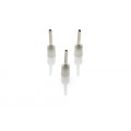 0.5mm Cord End Ferrule, White, 100 Pieces