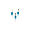 0.75mm Long Cord End Ferrule, Blue French Type, 100 Pieces