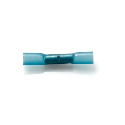 Blue Heatshrink Butt Connector for Wire Size 1.5 - 2.5mm, Pack of 100