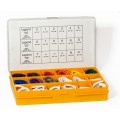 Cable Marker Kit, PZ1 (Size C) Straight Cut Colour Coded Markers
