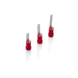 Red Blade Terminal 14mm Blade, Pack of 100
