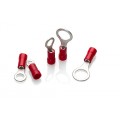 Red Ring Terminal to fit 4mm Stud, Pack of 100