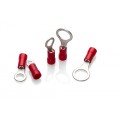 Red Ring Terminal to fit 5mm Stud, Pack  of 100