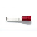 Red Hooked Blade Terminal 4.6mm Blade, Pack of 100