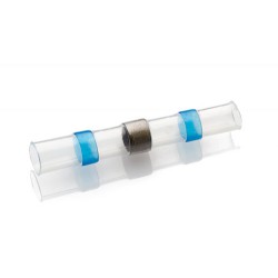 Blue Heatshrink Solder Butt Connector for Wire Size 1.5-2.5mm, Pack of 25