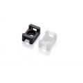 Black Saddle Mount for 4.8mm Cable Ties, Pack of 100