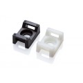 Black Saddle Mount for 9.0mm Cable Ties, Pack of 100