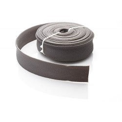 40mm Grey Braided Cable Sheathing, 10m Roll
