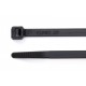 370 x 4.6mm Black Cable Tie - Pack of 100